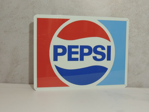 Chapa Vintage Pepsi Cola 20x30 Cm Decoracion Retro 