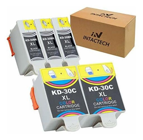 Cartuchos 30xl Para Kodak  Pack X5/ 3negros+ 2 Color /