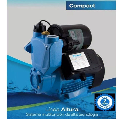 Imagen 4 de 10 de Bomba Elevadora Automatica Mas Presion Red Fluvial Compact