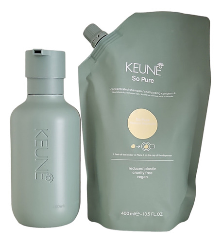 Keune Shampoo + Condicionador So Pure Restore 400ml