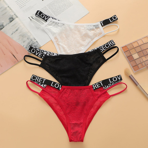 3 Conjuntos Casuales De Ropa Interior De Encaje Para Mujer R