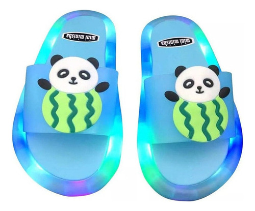 Zapatillas Luminosas Para Niños, Sandalias Dibujos Animados