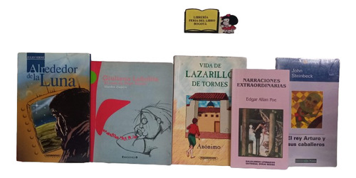 Promoción 5 Libros - Poe Verne  Steinbeck Zupcic - 2000