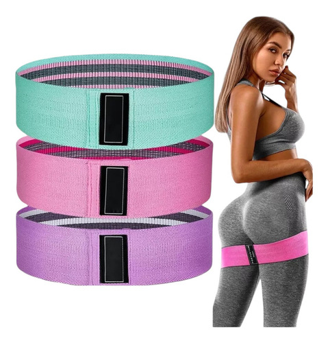 Bandas Elasticas Ligas Ejercicio Set Banda Resistencia Tela Bandas Fitness Ejercicios Rutinas Global Shop Pilates Ligas Entrenamiento De Tela Gym