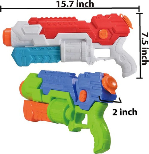 2 Súper Pistolas De Agua Para Niños Joyin