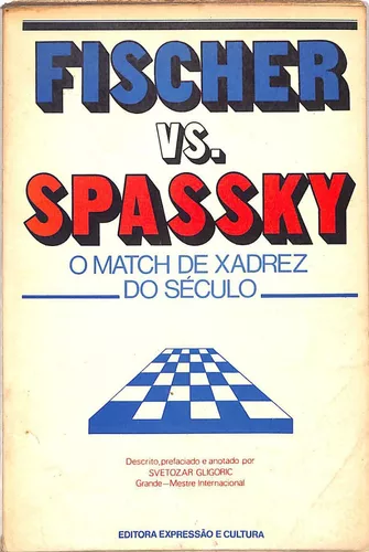 Livro O Encontro Do Século Fischer X Spassky Xadrez Mequinho