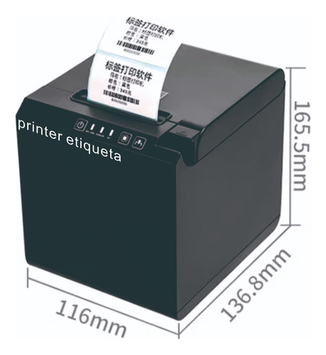 Impresora De Etiquetas Usb 58mm Termica Autoadhesiva