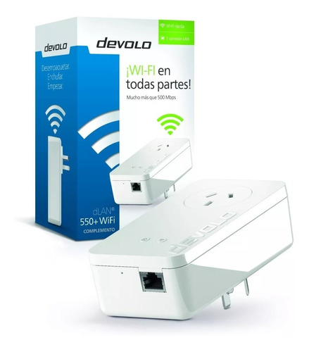 Repetidor Amplificador Wifi Devolo Dlan550+ Wifi Extensor