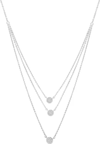 Haus Of Brilliance Collar De Plata De Ley 925 Con Medallón