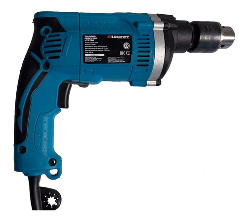Imagen 4 de 10 de Taladro Atornillador Percutor Lusqtoff Lta750 750w 3000rpm