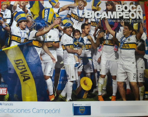 Poster Boca Juniors Campeon  54 X 42