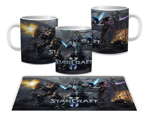 Pack De Tazones Starcraft (6 Unidades) - Printek-