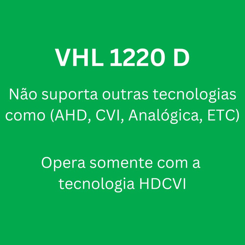 Kit 10 Câmeras Hdcvi 2 Megas 20m Vhl 1220 D G2 Intelbras