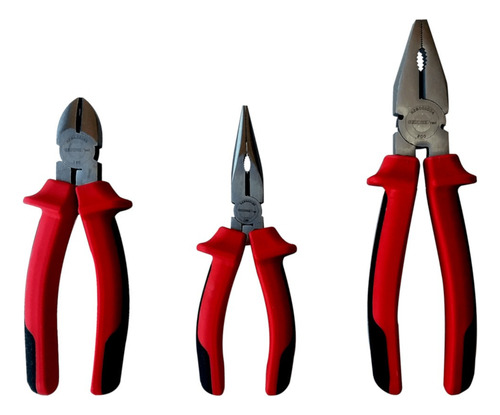 Conjunto De Alicates Com 3 Peças - Gedore Red