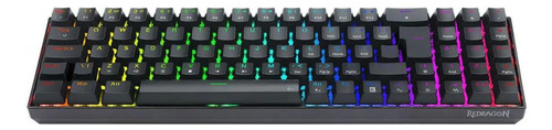 Teclado USB para jugadores Zed Pro Rgb Switch Brown Redragon