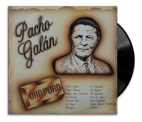 Pacho Galán - Oro Puro - Lp Vinilo