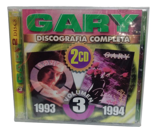 2 Cd Gary Disc. Completa Vol. 3- Nuevo Sellado-el Tren