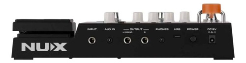 Pedaleira Multi-efeitos Para Guitarra Nux Mg400 Cor Preto