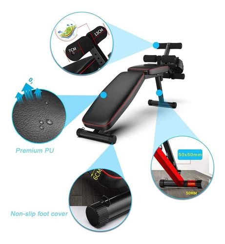 Banco De Pesas Ajustable Ajustable Para Gimnasio En Casa
