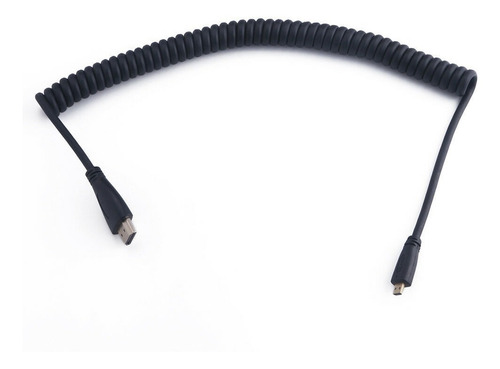 Cable Coiled Tipo Rulo Hdmi A Micro Hdmi   66cm