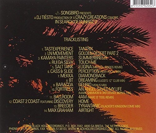 Cd In Search Of Sunrise, Vol. 2 - Dj Tiesto