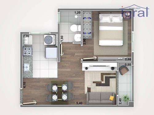 Apartamento À Venda, 35 M² Por R$ 240.000,00 - Jardim Oriental - São Paulo/sp - Ap1303