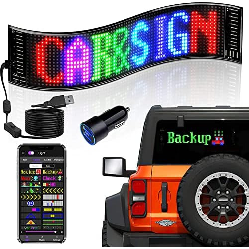 Letrero Led, Panel De Matriz Led Programable Flexible F...