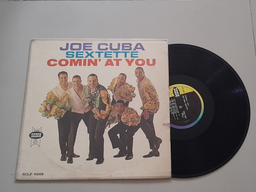 Joe Cuba Sextette Comin' At You Lp 1965 Seeco Press Usa