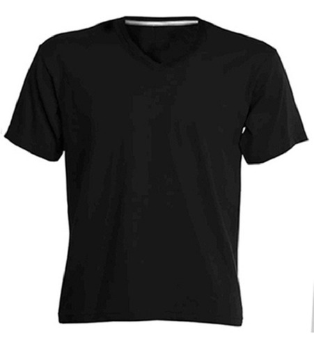 Remera Algodon Escote V Hombre  Talles Especiales 6 Al 10