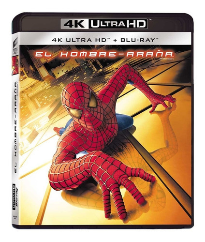 El Hombre Araña Tobey Maguire Pelicula 4k Uhd + Blu-ray