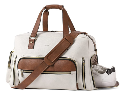 Cluci Duffel Bag Para Travel Leather Women Weekender Bag 