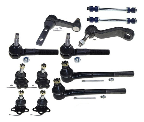 Kit 12 Pz Rotula Brazo Terminal Ramcharger 4x2 2000 2001 02