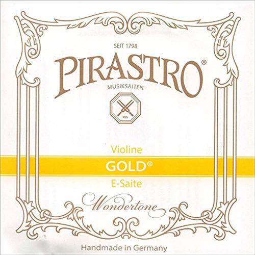 Etiqueta De Oro Pirastro 44 Violín E Cadena  Mediano  Acero 