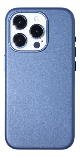 Capa Couro Legitimo Anti Impacto Com Magsafe P/ iPhone 15