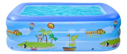 Piscina Inflable Family Pool Niños Rectangular 1,30 Metros