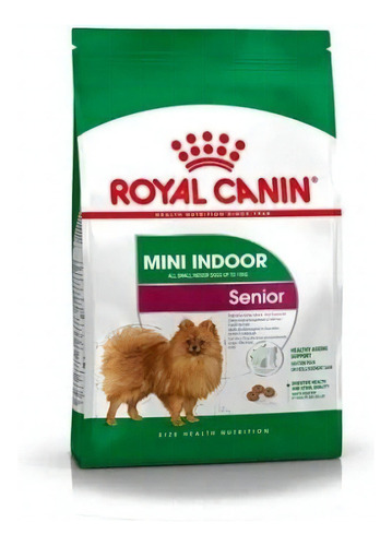 Alimento Royal Canin Size Health Nutrition Mini Indoor Adult 8+ para cão adulto em sacola de 7.5kg