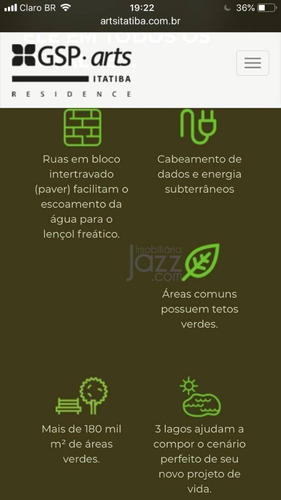 Imagem 7 de 7 de Terreno À Venda, 760 M² Por R$ 260.000,00 - Condomínio Gsp Art's - Itatiba/sp - Te1276