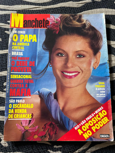 Revista Manchete 83vera Fischer Fórmula 1 Wilza Carla Maçons