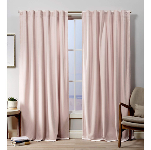 Cortinas De Terciopelo Pesadas, 52 X 96 Pulgadas, Color Rubo