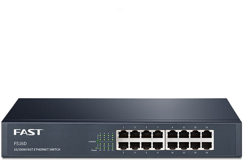 Fast 16 Puertos Switch Ethernet No Administrado Switch De Re