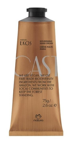 Natura Ekos Pulpa Crema Para Manos Castaña 75grs 40% Off