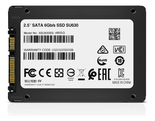 Ssd Adata Su630 480 Gb 3d Nand Sata Iii 520 Mbs Lectura 450