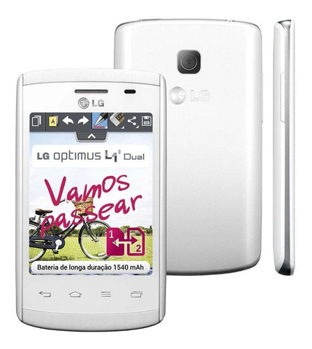 Smartphone LG Optimus L1 E415 Dual Tela 3.0 3g 4gb Usado