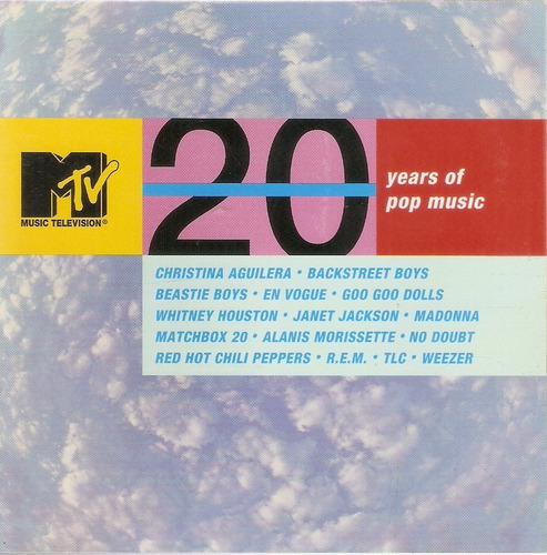 Cd Mtv: 20 años de música pop