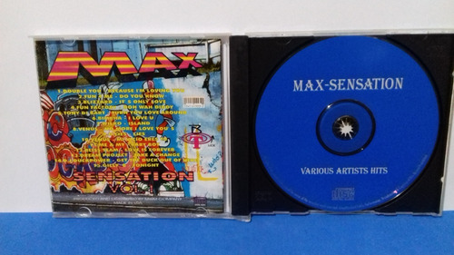 Cd Max Sensation Vol. 01 (importado Americano) Raro (Usado)