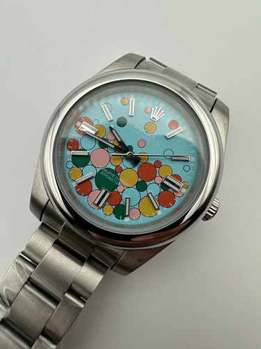 Reloj Automatico Oyster Confetti 40mm Acero Inoxidable (Reacondicionado)
