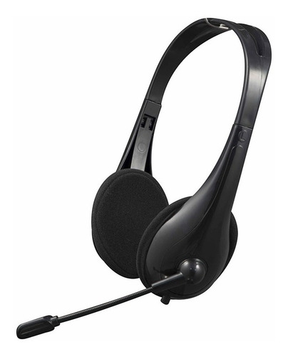 Headset C3tech Ph-310bk Preto Com Fio Usb - Novo
