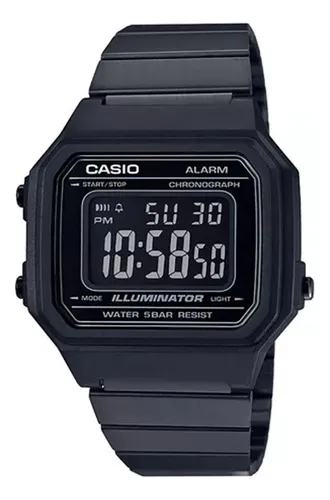 Reloj CASIO Vintage Hombre (Resina - Negro)