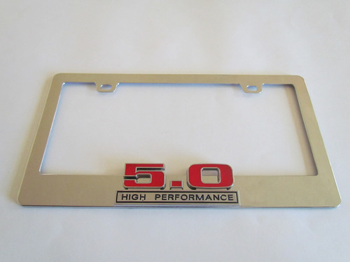 Porta Placas Portaplacas Negro 5.0 Ford Mustang Maverick