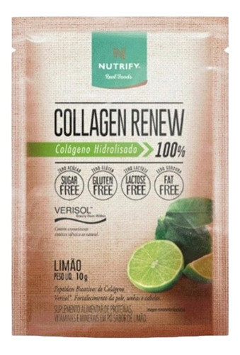 Collagen Renew Limão Sachê Nutrify 10g
